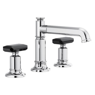 Invari Widespread Lavatory Faucet with Arc Spout Less Handles 1.2 GPM